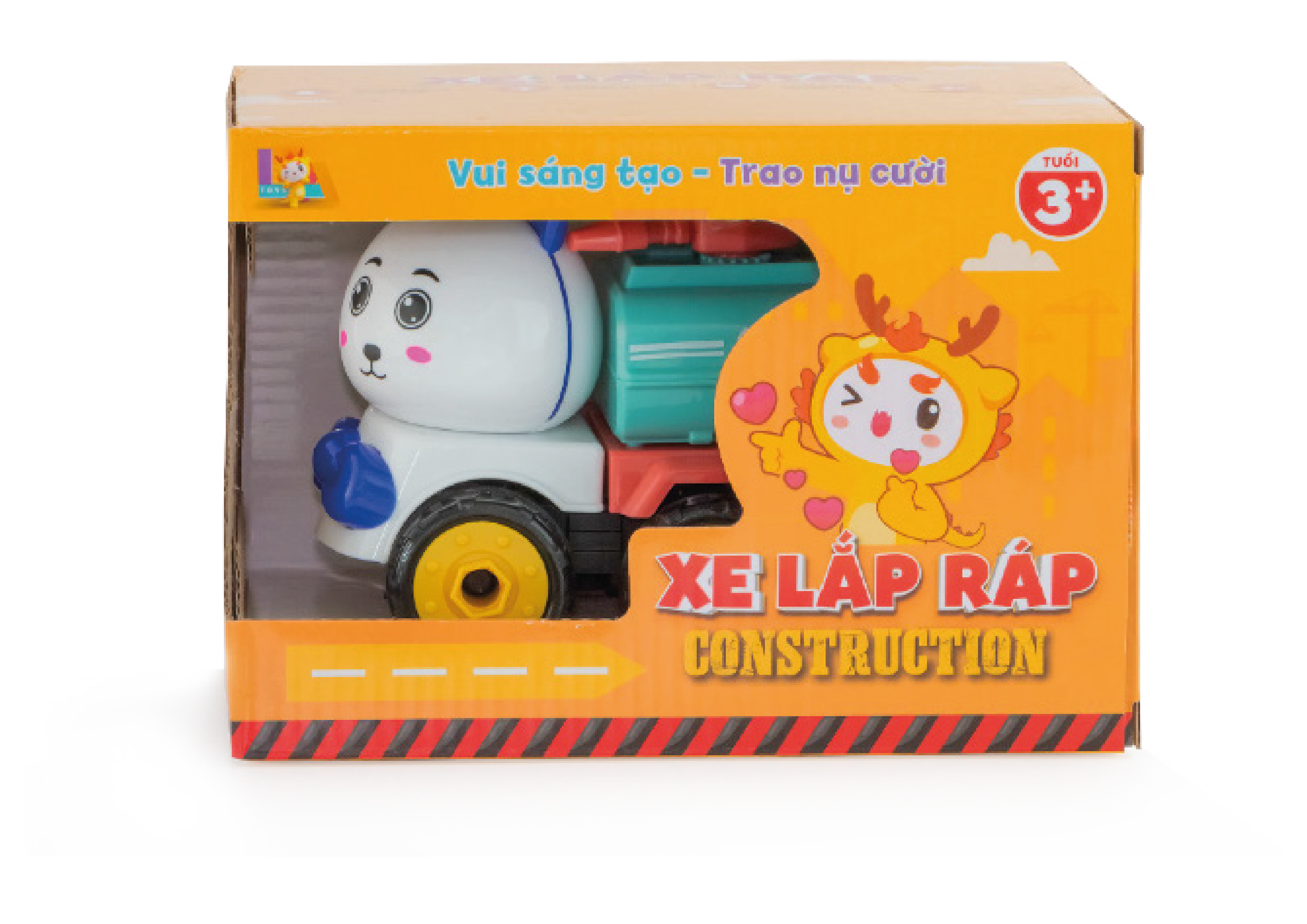 HỘP 1 XE CON THÚ TỰ LẮP RÁP