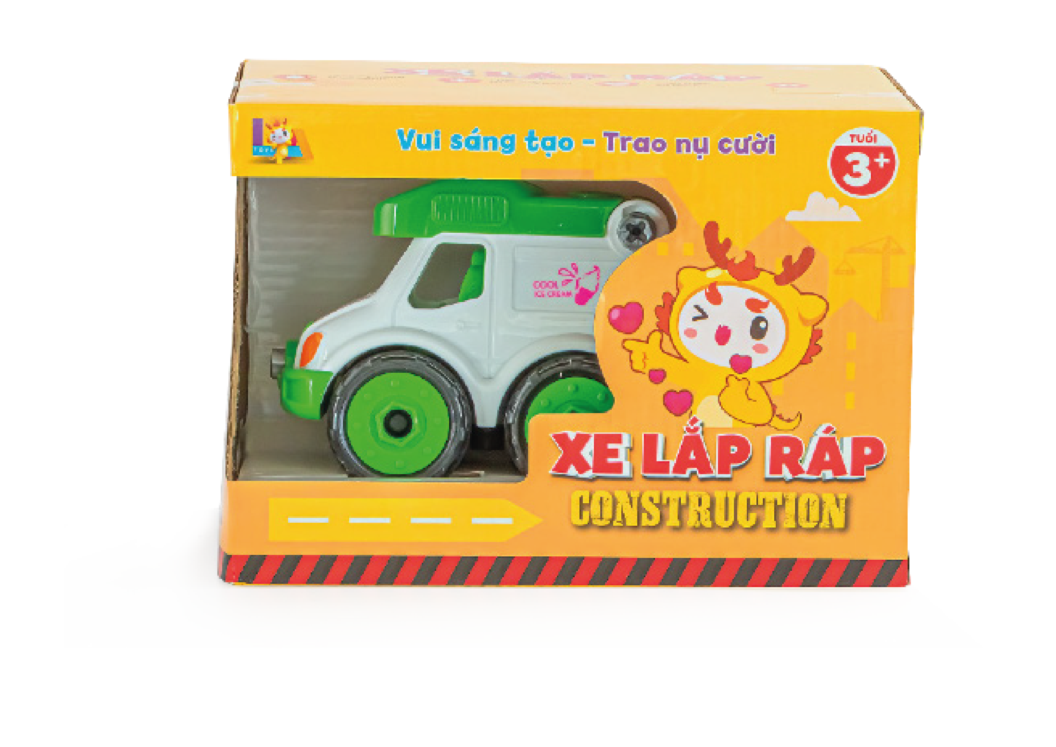 HỘP 1 XE CỨU THƯƠNG, CẢNH SÁT, BƯU CHÍNH TỰ LẮP RÁP
