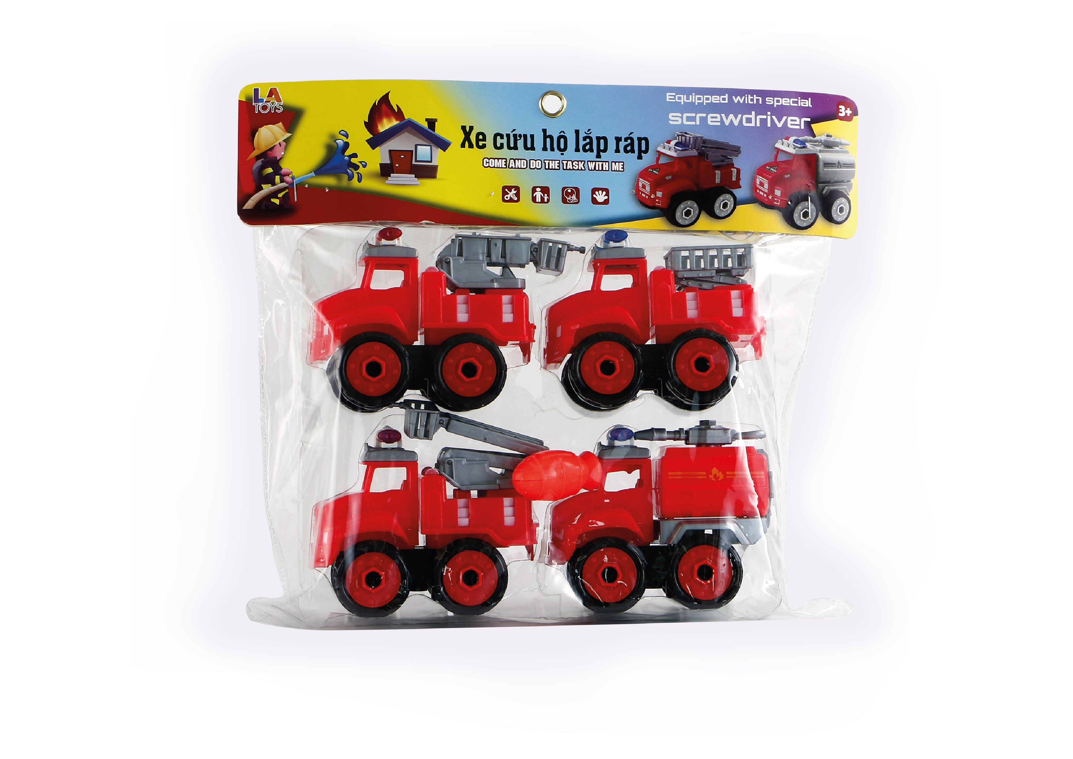 TÚI 4 XE CỨU HỘ TỰ LẮP RÁP